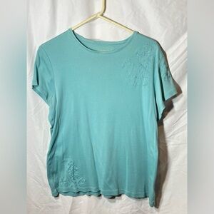 Coldwater Creek embroidered accent shirt.